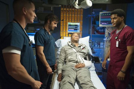 Brendan Fehr, Eoin Macken, James Roch, and Grantham Coleman in The Night Shift (2014)