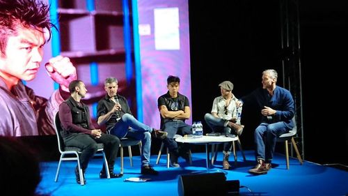 Nightshooters panel at MCM London Comic Con, 2018