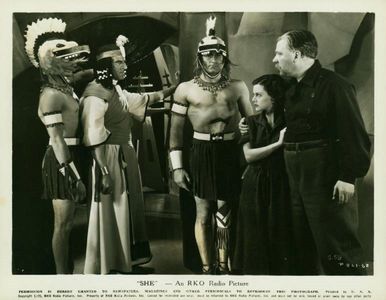 Nigel Bruce, Gustav von Seyffertitz, Ray Corrigan, Jerry Frank, and Helen Mack in She (1935)