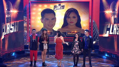 Regine Velasquez, Jong Madaliday, Chemp Raña, Melbelline Caluag, and Kyryll Ugdiman in The Clash (2018)