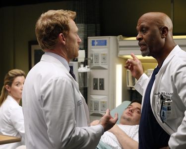 Kevin McKidd, Jeffrey Addiss, and Tessa Ferrer in Grey's Anatomy (2005)