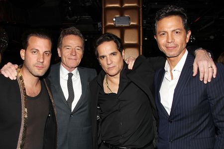 Benjamin Bratt, Bryan Cranston, Yul Vazquez, and Brad Furman at an event for The Infiltrator (2016)