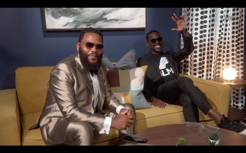 Anthony Anderson and Sterling K. Brown at an event for The 72nd Primetime Emmy Awards (2020)