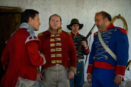 Kevin Schiele, Manuel Vicente, and Sean McKeown in The Irish Prisoner (2015)