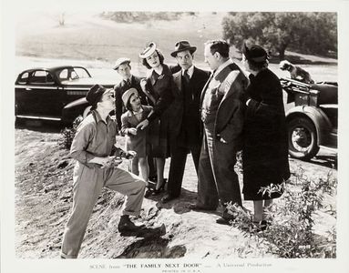 Hugh Herbert, Benny Bartlett, Ruth Donnelly, Joy Hodges, Juanita Quigley, and Eddie Quillan in The Family Next Door (193