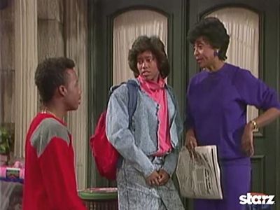 Marla Gibbs, Regina King, and Curtis Baldwin in 227 (1985)