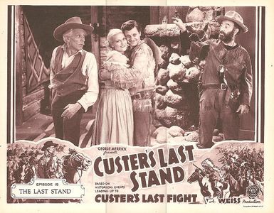 Nancy Caswell, Rex Lease, Milburn Morante, and Josef Swickard in Custer's Last Stand (1936)