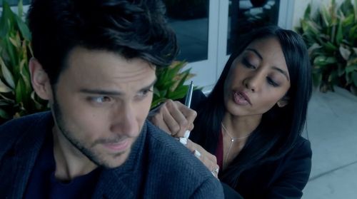 Donnabella Mortel and Jack Falahee on ABC's 