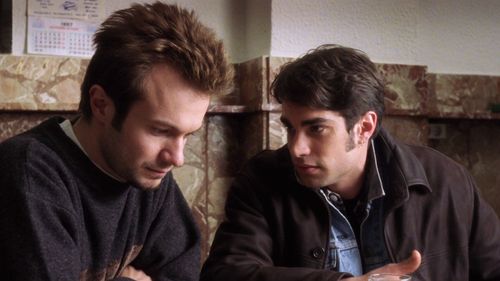 Adrià Collado and Tristán Ulloa in Mensaka (1998)