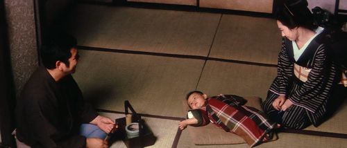 Shintarô Katsu and Hizuru Takachiho in Fight, Zatoichi, Fight (1964)