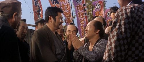 Shintarô Katsu and Osami Nabe in Zatoichi Challenged (1967)