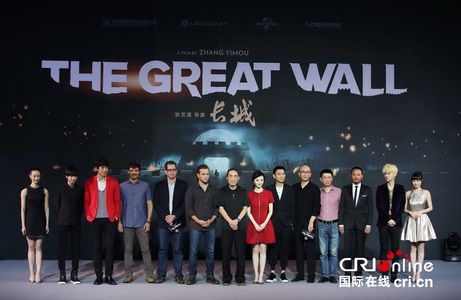 Matt Damon, Pedro Pascal, Andy Lau, Tian Jing, Hanyu Zhang, Han Lu, Kenny Lin, and Karry Wang at an event for The Great 