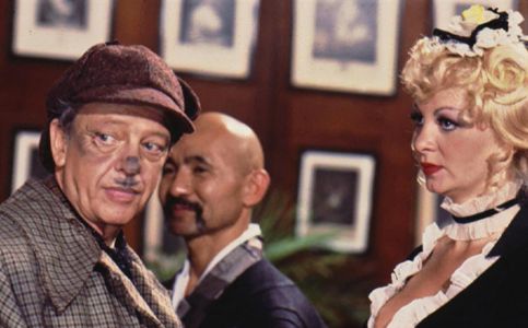 John Fujioka, Don Knotts, and Suzy Mandel in The Private Eyes (1980)