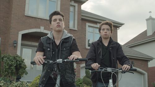 Étienne Galloy and François Gervais in No More Parents (2014)