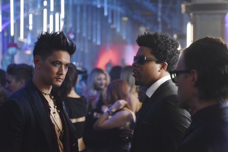 Harry Shum Jr., Curtis Morgan, and Jordan Hudyma in Shadowhunters (2016)