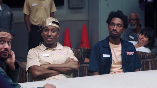 Langston Kerman, Chris Redd, and Jak Knight in Bust Down (2022)