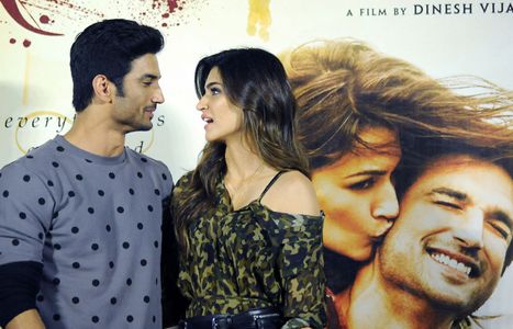 Sushant Singh Rajput and Kriti Sanon at an event for Raabta (2017)