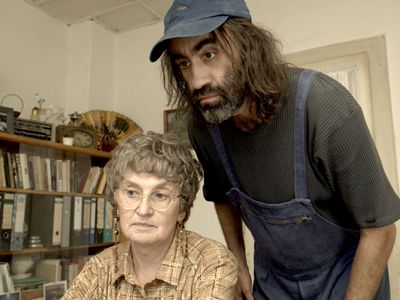 Eva Holubová and Jakub Kohák in The Good Plumber (2016)