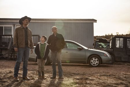 Rudy Ramos, Luke Grimes, and Brecken Merrill in Yellowstone (2018)