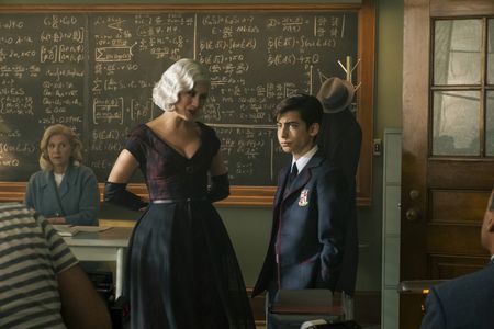 Kate Walsh and Aidan Gallagher in The Umbrella Academy (2019)