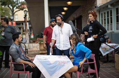 Patrick Perez Vidauri, Luis Fonsi, and Vannessa Vasquez