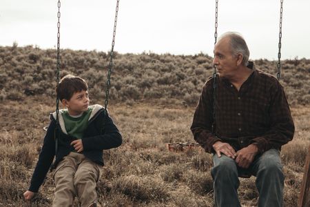 Rudy Ramos and Brecken Merrill in Yellowstone (2018)