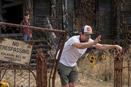 Andy Muschietti and Jaeden Martell in It (2017)