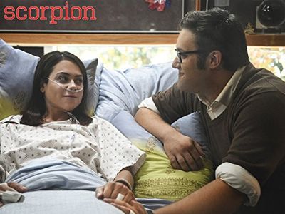 Camille Guaty and Ari Stidham in Scorpion (2014)