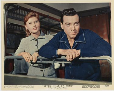 Marisa Allasio and Mario Lanza in Seven Hills of Rome (1957)