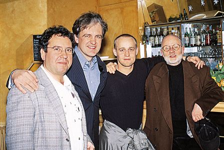 Haig Balian, Günter Rohrbach, Jan Schütte, and Jürgen Vogel at an event for Fat World (1998)