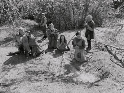 Max von Sydow, Tor Borong, Gudrun Brost, Allan Edwall, Leif Forstenberg, Gunnel Lindblom, Birgitta Pettersson, and Birgi