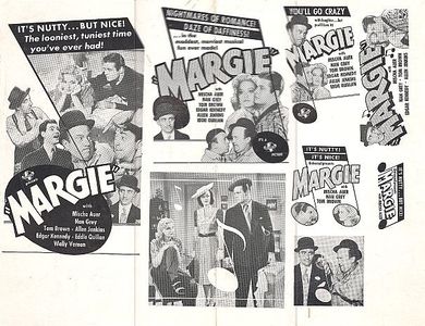 Mischa Auer, Tom Brown, Nan Grey, Joy Hodges, and Edgar Kennedy in Margie (1940)