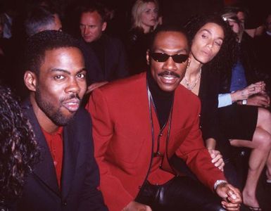 Eddie Murphy, Chris Rock, and Nicole Mitchell Murphy