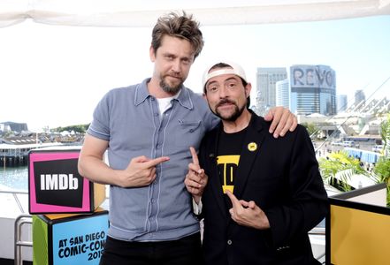 Kevin Smith and Andy Muschietti at an event for IMDb at San Diego Comic-Con (2016)