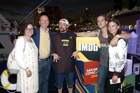 Kevin Smith, Jason Mewes, Col Needham, and Jordan Monsanto at an event for IMDb at San Diego Comic-Con: IMDb at San Dieg