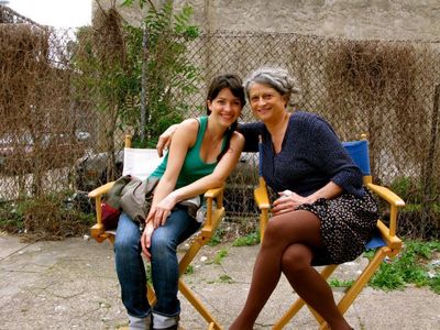 Zamia Fandiño and Janis Dardaris in When we get Roger in Philadelphia