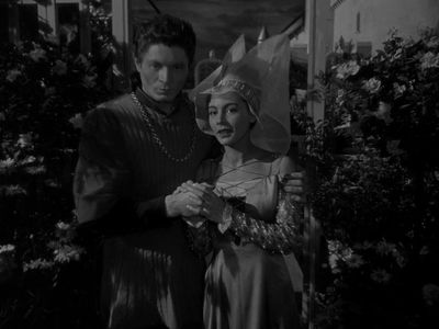 Marie Déa and Alain Cuny in Les Visiteurs du Soir (1942)