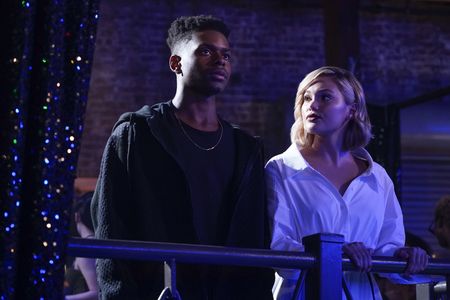 Olivia Holt and Aubrey Joseph in Cloak & Dagger (2018)