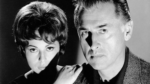 Stewart Granger and Haya Harareet in The Secret Partner (1961)