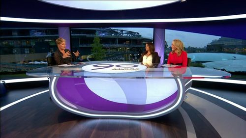 Clare Balding, Tracy Austin, and Marion Bartoli in Today at Wimbledon (1964)