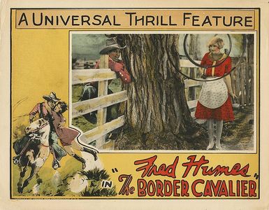 Fred Humes and Evelyn Pierce in The Border Cavalier (1927)