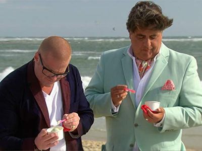 Heston Blumenthal and Matt Preston in MasterChef Australia (2009)