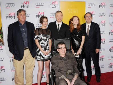 Julianne Moore, Richard Glatzer, Kristen Stewart, Wash Westmoreland, Michael Barker, and Tom Bernard at an event for Sti