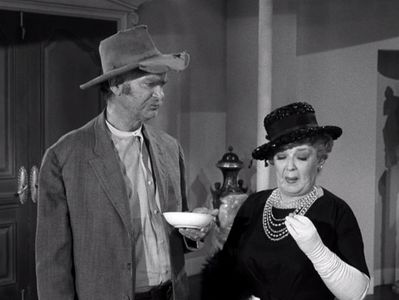 Buddy Ebsen and Harriet E. MacGibbon in The Beverly Hillbillies (1962)