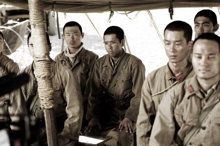 Kazunari Ninomiya, Ryô Kase, and Yuki Matsuzaki in Letters from Iwo Jima (2006)