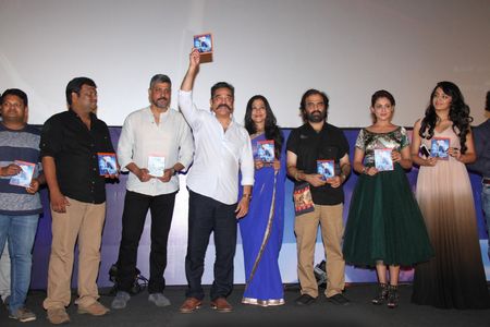 Kamal Haasan, Trisha Krishnan, Uma Riyaz Khan, Yugi Sethu, Sampath Raj, Madhu Shalini, Rajesh M. Selva, and Ghibran at a