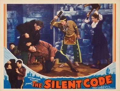 Ben Corbett, Barney Furey, Carl Mathews, Blanche Mehaffey, and Kane Richmond in The Silent Code (1935)