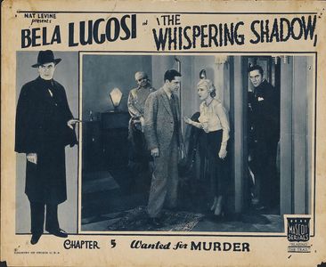 Bela Lugosi, Malcolm McGregor, Viva Tattersall, and Max Wagner in The Whispering Shadow (1933)