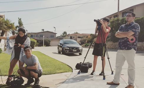 Oscar Velázquez, Jackie Bainto, Jordan Jacobo, and Aiden Keltner in Jordan Loves (2017)