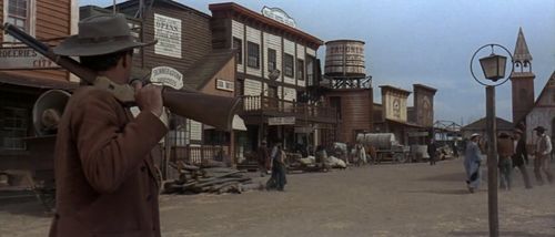 Lee Van Cleef, William Berger, Antonio Gradoli, and Linda Veras in Sabata (1969)